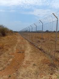Security fence in Kavango West